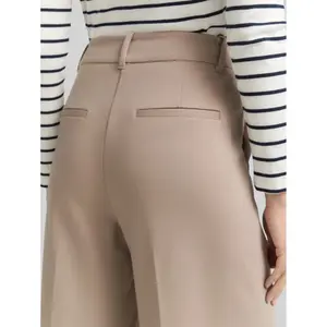 Wide Leg Trousers with Pleats Women Tom Tailor Lea image-3