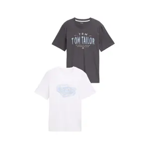 Cotton T-shirt Tom Tailor (x2) image-0