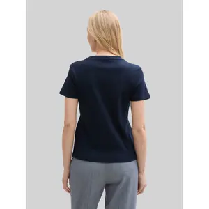 Basic cotton T-shirt for women Tom Tailor image-2
