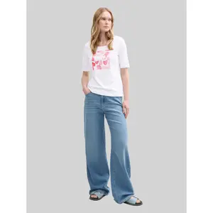 Women's printed T-shirt Tom Tailor Basic image-3