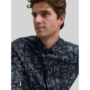 Fitted Printed Long Sleeve Shirt Tom Tailor image-4