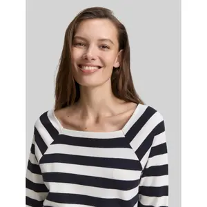 Women's Long Sleeve Square Neck T-shirt Tom Tailor image-4
