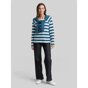 Women's Long Sleeve Square Neck T-shirt Tom Tailor image-3
