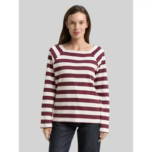 Women's Long Sleeve Square Neck T-shirt Tom Tailor image-1