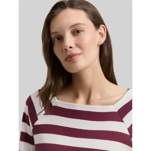 Women's Long Sleeve Square Neck T-shirt Tom Tailor image-4