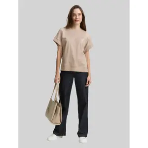 Women's Cotton Printed T-Shirt Tom Tailor image-3