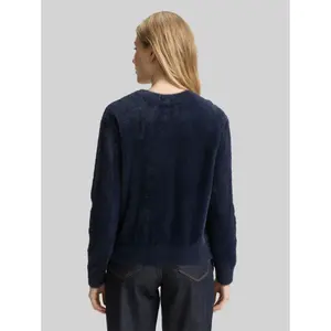 Women's Feather Yarn Cardigan with Button Placket Tom Tailor image-2