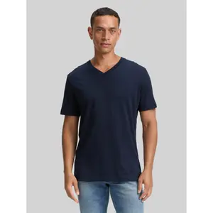 Cotton V-Neck T-Shirt Tom Tailor (x2) image-1