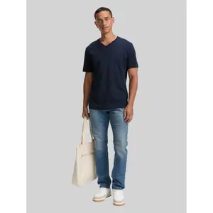 Cotton V-Neck T-Shirt Tom Tailor (x2) image-3