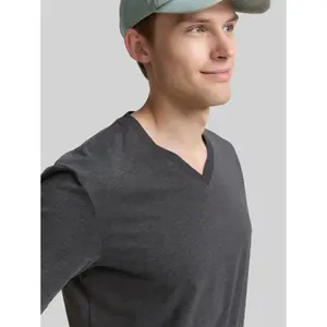 T-shirt με V λαιμόκοψη Tom Tailor (x2) image-4