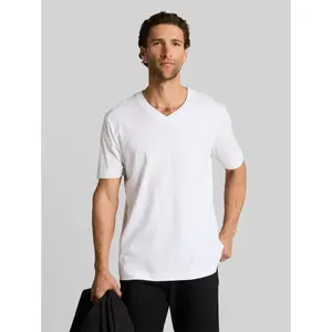 Cotton V-Neck T-Shirt Tom Tailor (x2) image-1