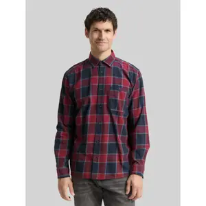 Loose Check Shirt Long Sleeves Tom Tailor image-1