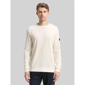 Long Sleeve T-Shirt with Waffle Texture Tom Tailor image-1
