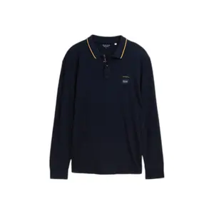 Long sleeve pique polo shirt Tom Tailor image-0