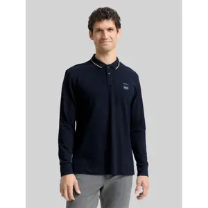 Long sleeve pique polo shirt Tom Tailor image-1