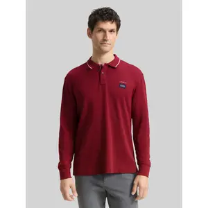 Long sleeve pique polo shirt Tom Tailor image-1