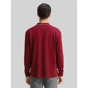 Long sleeve pique polo shirt Tom Tailor image-2
