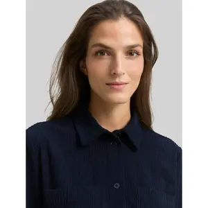 Women's corduroy long sleeve shirt Tom Tailor image-4