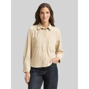 Women's corduroy long sleeve shirt Tom Tailor image-1