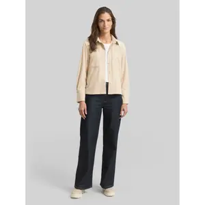 Women's corduroy long sleeve shirt Tom Tailor image-3