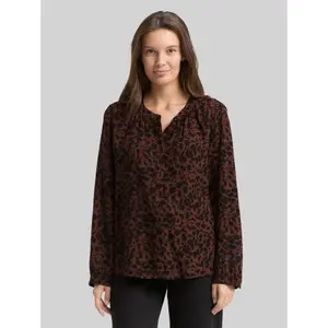 Women's Leopard Print Blouse Tom Tailor image-1