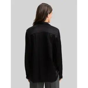 Women's Long Sleeve Crinkled Satin Blouse Tom Tailor image-2