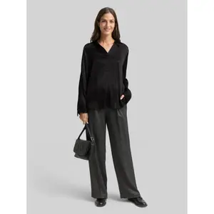 Women's Long Sleeve Crinkled Satin Blouse Tom Tailor image-3