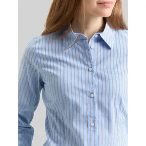 Fitted Long Sleeve Poplin Shirt Women Tom Tailor image-4