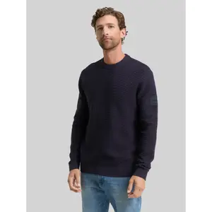 Structured Round Neck Sweater Tom Tailor image-1