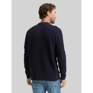Structured Round Neck Sweater Tom Tailor image-2