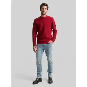 Structured Round Neck Sweater Tom Tailor image-3