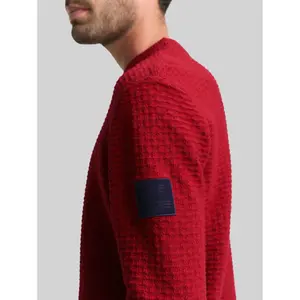 Structured Round Neck Sweater Tom Tailor image-4