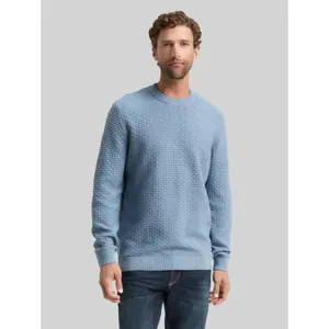 Structured Round Neck Sweater Tom Tailor image-1