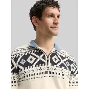 Pull Col Troyer 1x2 Zip Tom Tailor image-4
