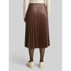 Women's Pleated Leather-Look Skirt Tom Tailor image-2