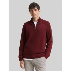 Zipped-neck sweater Tom Tailor Troyer image-1