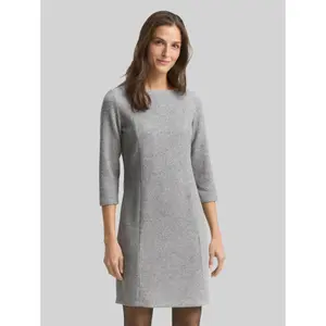 Women’s Boat Neck 3/4 Sleeve Tunic Dress Tom Tailor image-1