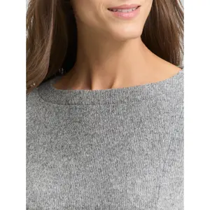 Women’s Boat Neck 3/4 Sleeve Tunic Dress Tom Tailor image-4