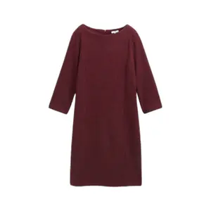 Women’s Boat Neck 3/4 Sleeve Tunic Dress Tom Tailor image-0