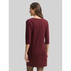 Women’s Boat Neck 3/4 Sleeve Tunic Dress Tom Tailor image-2