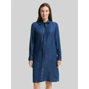 Women’s Denim Dress with Bow Tom Tailor image-1