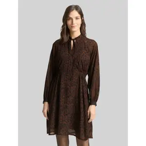 Women's Leopard Print Chiffon Dress Tom Tailor image-1