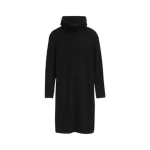 Textured Sweater Dress with Funnel Neck for Women Tom Tailor image-0
