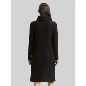 Textured Sweater Dress with Funnel Neck for Women Tom Tailor image-2
