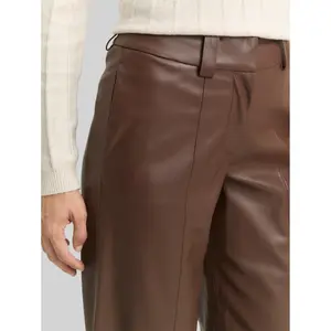 Women's leather Trousers Tom Tailor Vegan image-3