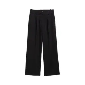 Women's Glitter Effect Wide Leg Trousers Tom Tailor Lea image-0