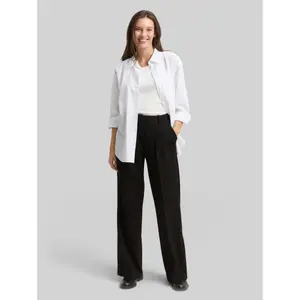 Women's Glitter Effect Wide Leg Trousers Tom Tailor Lea image-1