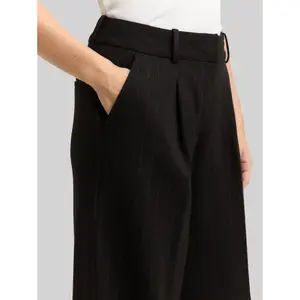 Women's Glitter Effect Wide Leg Trousers Tom Tailor Lea image-3