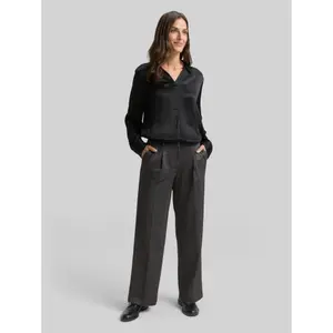 Women's Glitter Effect Wide Leg Trousers Tom Tailor Lea image-1