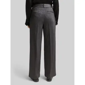 Women's Glitter Effect Wide Leg Trousers Tom Tailor Lea image-2